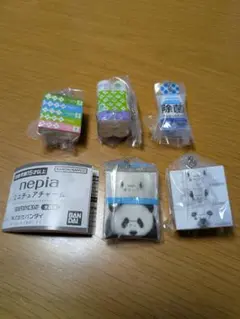 nepia ネピア　ミニチュアチャーム　5種