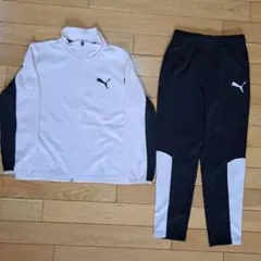 Puma130 ジャージ上下セット ピンク/ブラック