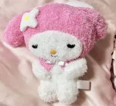 希少レア■送料無料■ハートの枕で眠るマイメロディーぬいぐるみ