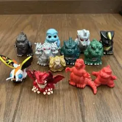 かみつきゴジラ キングギドラ 消しゴム フィギュア 塩ビ人形 他 ゴジラ