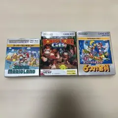 ゲームボーイソフト 3本セット マリオランド ドンキーコング