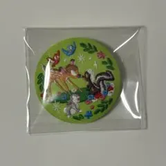 ディズニー刺繍缶バッジ付きビスケット バンビ