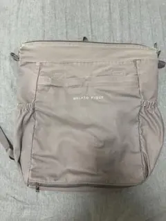 《ジェラートピケ》GELATO PIQUE 2wayママリュック LGRAY