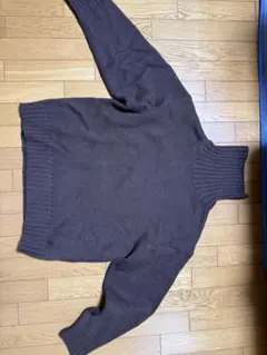 ブラウン ニットセーター Mサイズ