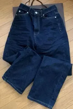 GRL グレイル　ストレートデニムパンツcu415 インディゴ　XS