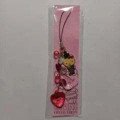 超レトロ　ハローキティ ハート型ストラップ