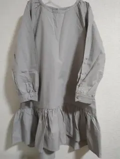 B:MING by BEAMS グレー フリル ワンピース 130サイズ