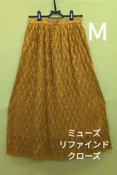 【ほぼ新品】ロング　プリーツ　スカート　Ｍのサムネイル