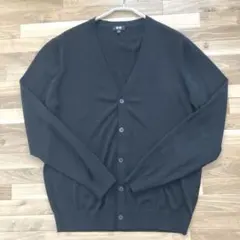 ユニクロ エクストラファインメリノVネックカーディガン 351-429064