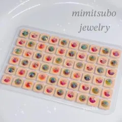 9月限定価格❤︎耳つぼジュエリー ストーン ピンク ライトグリーン 60粒