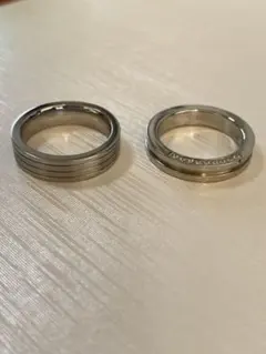 デザインリング 2点セット