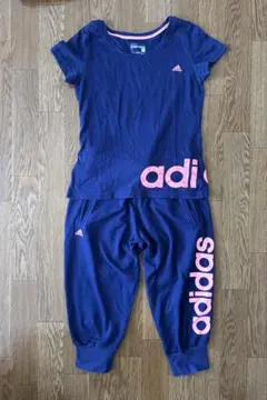 adidas アディダス climalite上下セット セットアップ　ネイビーのサムネイル