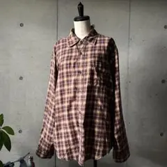 24ss STUSSY MATTHEW SHIRT PRINTED PLAID