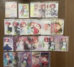 五等分の花嫁 中野二乃 ウエハース クリア メタル カード