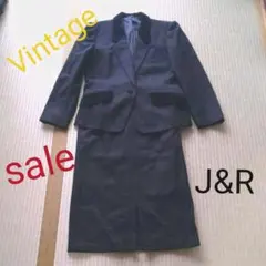 J&R ジェイアンドアール高級フォーマルスーツ セットアップ 黒 M