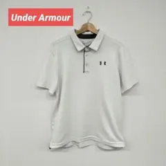 □［Under Armour］ XL ホワイト ポロシャツ