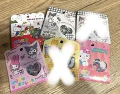 おはじきシールフレーク　4点セット　サンリオ