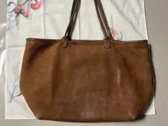 ブラウンレザー トートバッグ