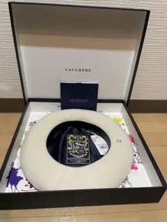 【新品】【未使用】 LAULHÈRE ロレール ベレー帽　白