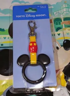【新品】ディズニーリゾートライン つり革 ミッキーマウス キーチェーン カラビナ