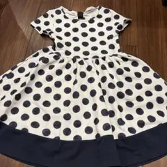 H&M ドット柄 半袖ワンピース 130cmのサムネイル