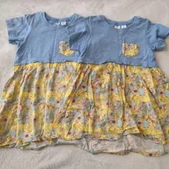 ディズニープリンセス ワンピース 2枚セット