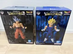 ドラゴンボール一番くじ　E賞　魔人ベジータ　F賞　身勝手の極意孫悟空