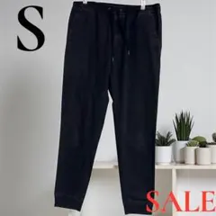 「即日発送」GU S ワイドパンツダークグレー カジュアルパンツ ウエストゴム