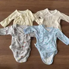 ベビー肌着4点セット まとめ売り 60cm ボディースーツ