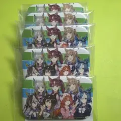 ウマ娘　ファミマ　缶バッジ　全員集合　5個セット