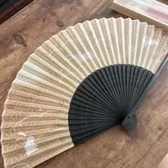 新品 SISIMARU 山本寛斎 シルク扇子 専用ケース付き 秋