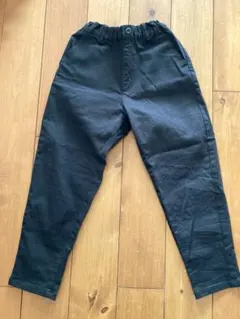 GU ストレッチパンツ　ブラック 140cm