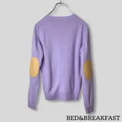 BED&BREAKFAST｜エルボーパッチ　Vネックニットのサムネイル