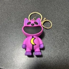 Poppy Playtime★ キャットナップ★ラバーキーホルダー パープルのサムネイル
