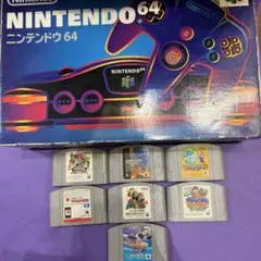 ニンテンドー64 本体、ソフト7本セット