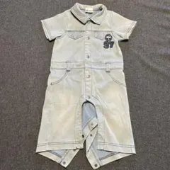 e-baby デニム ロンパース カバーオールのサムネイル