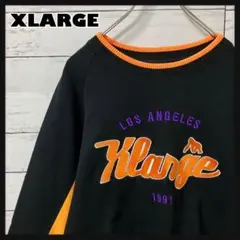 2【即完売モデル】エクストララージ☆センター刺繍ビッグロゴ スウェット♤789