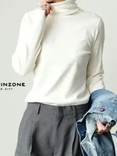 ★THE SHINZONE★リブタートルネック
