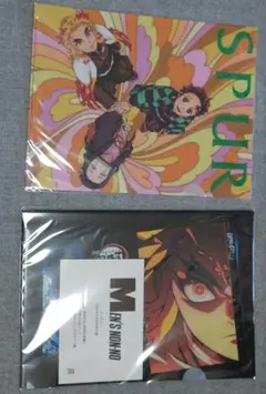 鬼滅の刃　クリアファイル　コミックカバー　MEN´S NON-NO　SPUR