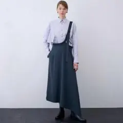 UJOH　One Shoulder SKT ブラック 2のサムネイル