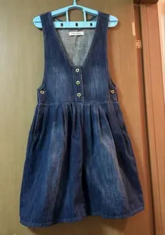 cepo デニムジャンパースカート