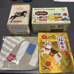 カルディ KALDI 福袋 2026 茶 紅茶 ティー 福茶 手ぬぐい セット