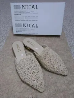 NICAL 編みデザインミュールサンダルのサムネイル