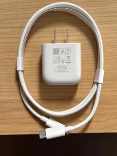 USB-C 充電器 18W ホワイト 約1m