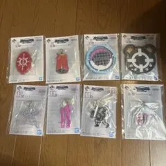 一番くじワンピース　未来島エッグヘッド　H賞シルエットキーチェーン　J賞ラバー