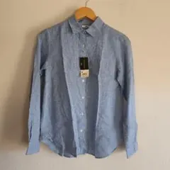 新品　ユニクロ　プレミアムリネンシャツ