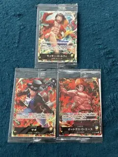 ルフィ サボ エース セブンイレブン プロモ リーダーパラレル