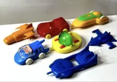 グリコのオマケ 14 未来の乗り物 7点セット まとめ売り　昭和・平成レトロ