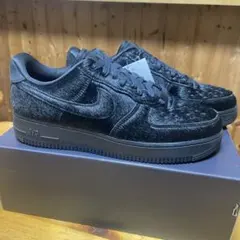 W AIR FORCE 1 '07 BLACK/牛毛皮！メンズサイズ28cm