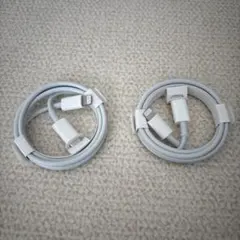 《純正品》iPhone ライトニングケーブル タイプC Apple 正規品　2本